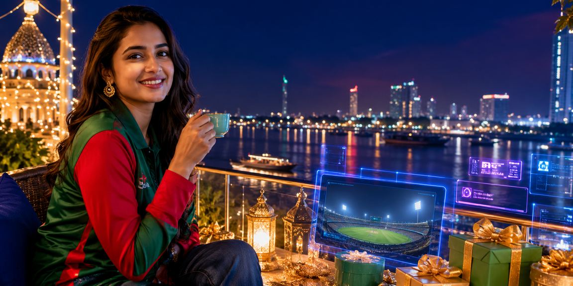 ময়মনসিংহে ঈদ উৎসবে ক্রিকেট বেটিং উপভোগ করছেন একজন